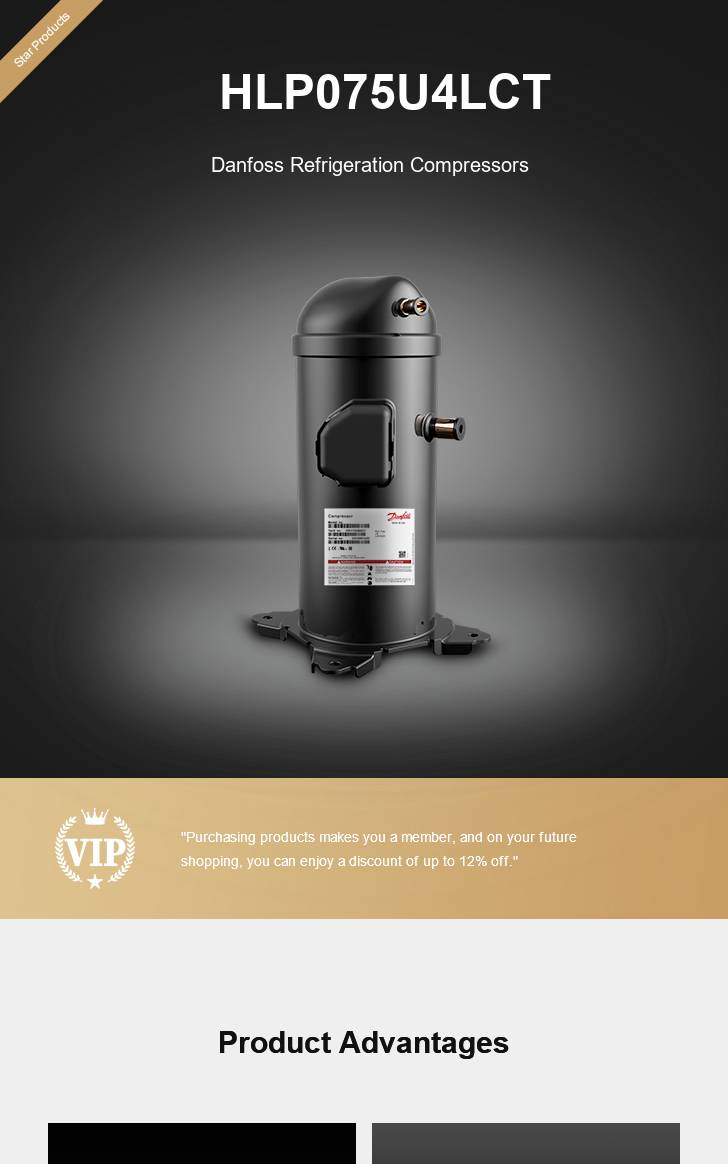 Danfoss Compressor HLP075U4LCT, technical parameters pdf, structure diagram